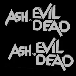 3D MULTICOLOR LOGO/SIGN - Ash vs THE EVIL DEAD (Two Variations)