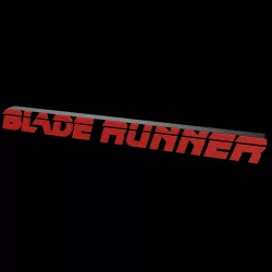 3D MULTICOLOR LOGO/SIGN - Blade Runner