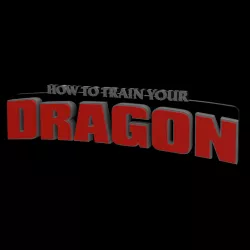 3D MULTICOLOR LOGO/SIGN - How to Train Your Dragon