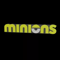3D MULTICOLOR LOGO/SIGN - Minions