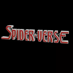 3D MULTICOLOR LOGO/SIGN - Spiderverse (Comic)