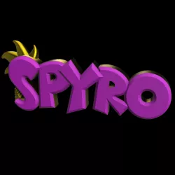 3D MULTICOLOR LOGO/SIGN - Spyro