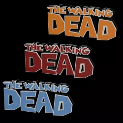 3D MULTICOLOR LOGO/SIGN - The Walking Dead (Comic)