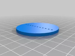 50mm disc with (11) x 2mm holes