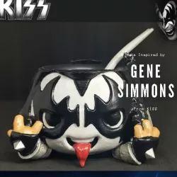 Add a Rock 'n' Roll Flair to Your Home – Argentine Mate or Planter Inspired by the KISS Bass Player Gene Simmons