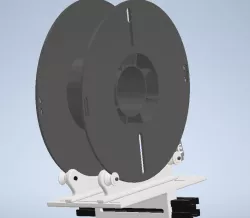 Adjustable coil holder for Wanhao D12 230