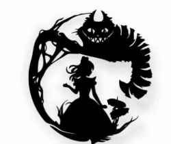 Alice in Wonderland : STL, STP, SVG, OBJ