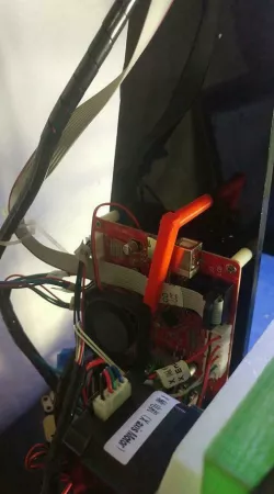 Anet A8 mother board cooling fan stand off