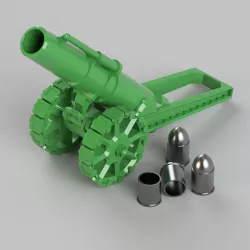Artillery for terrain or games