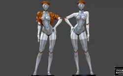 ATOMIC HEART TWINS ROBOT TWIN HUMANOID 3D PRINT