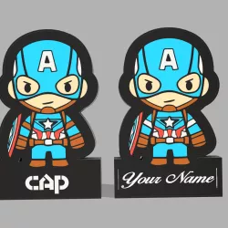 BABY AVENGER CAPTAIN AMERICA LED LIGHT BOX
