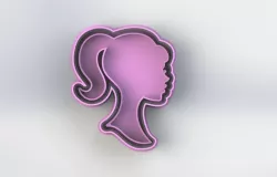 Barbie Silhouette Cookie Cutter