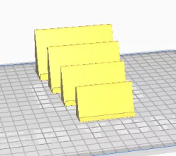 Basic Slanted Block Card Stands - 4 Pre-Made Sizes - Ideal for Standard Cards to Sleeved & Toploaded Or Graded Cards