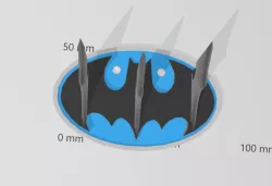 Bat Keychain Holder