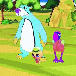 BEAR CAT - DOWNLOAD KID 3d model - animated for blender-fbx-unity-maya-unreal-c4d-3ds max - 3D printing, CAT, BEAR, OSTRICH FELINE - CANINE - POKÉMON - 2D - KID - CHILD