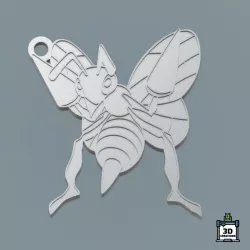 Beedrill Keychain