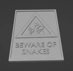 Beware of snakes rectangle and triangle versions