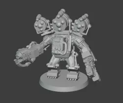 Big Mekaniak in Mega Armor Shooting Tellyports