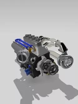 Blueprint Engines 4cyl LSX engine with sequential gearbox