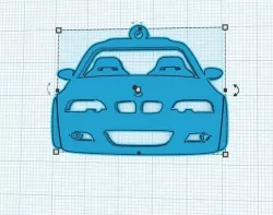Bmw E46 M3 Keychain