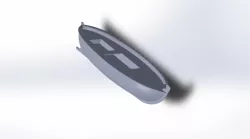 Boat split in two part / printable