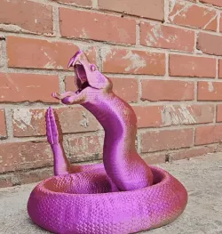 Bone Rattling Viper Dice Tower By Pretzel Prints, dnd accessories