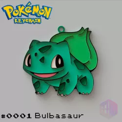 BULBASAUR KEYCHAIN / POKEMON KEYCHAIN COLLECTION
