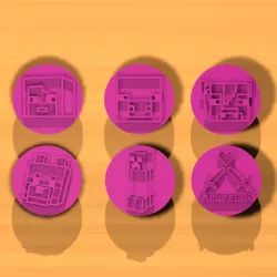 Candy Stamps Minecraft
