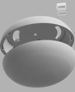 Canopy or Baldachin for ceiling power cord cover