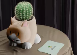 Cat Plant Pot