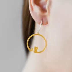Cat ring / earring