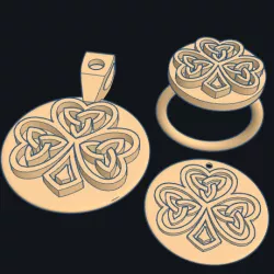 Celtic Shamrock Set