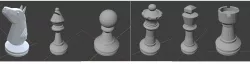 Chess pieces set