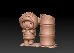 Chopper pen holder