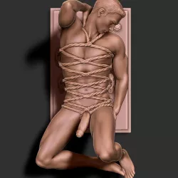 CONTEMPORARY NAUGHTIES ART - Shibari 1