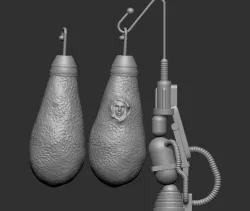 cotton candy stand and cocoons