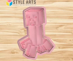 Creeper Minecraft Minecraft Cookie Cutter - Cutter stamp