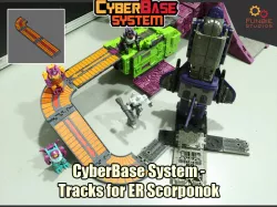 CyberBase System - Tracks for Transformers Earthrise Scorponok