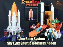 [CyberBase System] Transformers SkyLynx Shuttle Boosters Addon