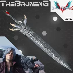 Dante Devil Sword Devil May Cry 5 DMC5 cosplay 3D print model