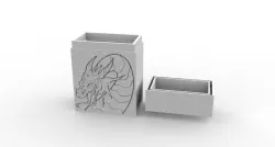 DECK BOX DRAGON