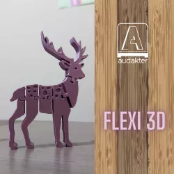 DEER - CHRISTMAS COLLECTION - FLEXI 3D