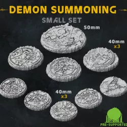Demon Summoning (Small Set) - Wargame Bases & Toppers 2.0