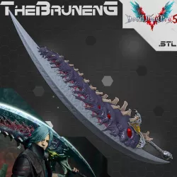 DMC5 Devil May Cry 5 Sparda demon sword 3D print model