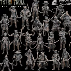 DnD Heroes - Rangers Bundle [Pre-Supported]