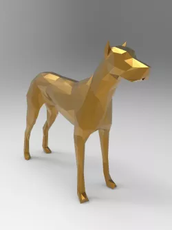 dog low poly