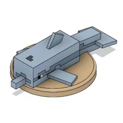 Dolphin minecraft figurine