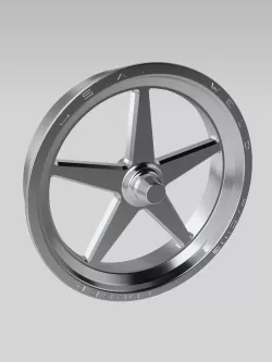 Drag Wheel COMBO Front Weld Aluma Star 17inch spindle
