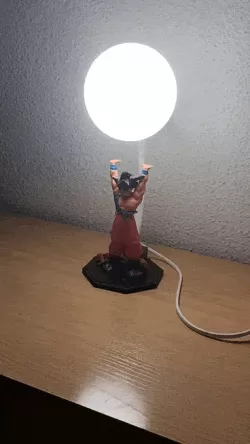 Dragon ball goku lamp