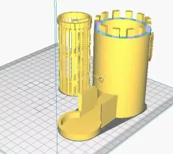 DRAGON SKELETON DICE TOWER
